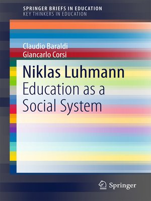 cover image of Niklas Luhmann